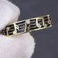 18K Hidalgo Music Note Band Ring w/ Diamonds – 6g, Size 6.25, 12 Diamonds