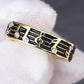 18K Hidalgo Music Note Band Ring w/ Diamonds – 6g, Size 6.25, 12 Diamonds