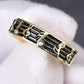 18K Hidalgo Music Note Band Ring w/ Diamonds – 6g, Size 6.25, 12 Diamonds