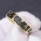 18K Hidalgo Music Note Band Ring w/ Diamonds – 6g, Size 6.25, 12 Diamonds