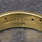 18K Hidalgo Music Note Band Ring w/ Diamonds – 6g, Size 6.25, 12 Diamonds