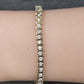 14K Yellow Gold Tennis Bracelet 1.68ct Natural Diamonds IGI Certified 7”