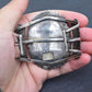 Stunning Vintage Navajo Sterling Zuni Petit Point Turquoise Cuff