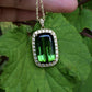 18K Yellow Gold Pendant With 26.51 Carat Tourmaline And 2.25 Carats Diamonds