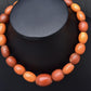 Antique Baltic Butterscotch Amber Graduated Bead Necklace 23 Beads 29.49 Grams