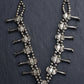 Antique Navajo Sterling Silver & Turquoise Squash Blossom Necklace – 175.69 Gs