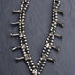 Navajo Selena Warner Sterling Silver & Turquoise Squash Blossom Necklace Signed