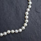 Estate 18K Yellow Gold & Akoya Cultured Pearl Necklace Diamond Clasp 38.47 Grams