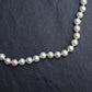 Estate 18K Yellow Gold & Akoya Cultured Pearl Necklace Diamond Clasp 38.47 Grams