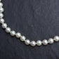 Estate 18K Yellow Gold & Akoya Cultured Pearl Necklace Diamond Clasp 38.47 Grams