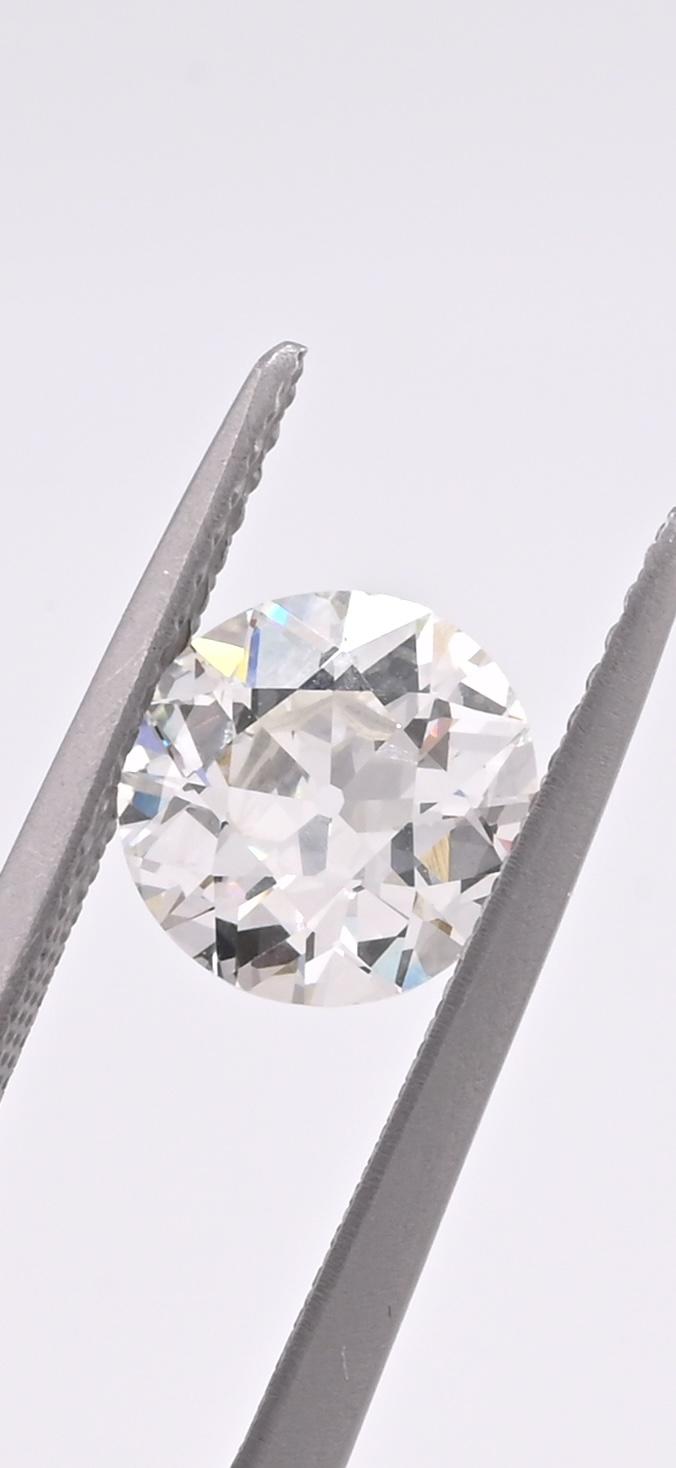 1.74ct Old European Cut Diamond | GIA Natural H VS1 | Antique Loose Stone