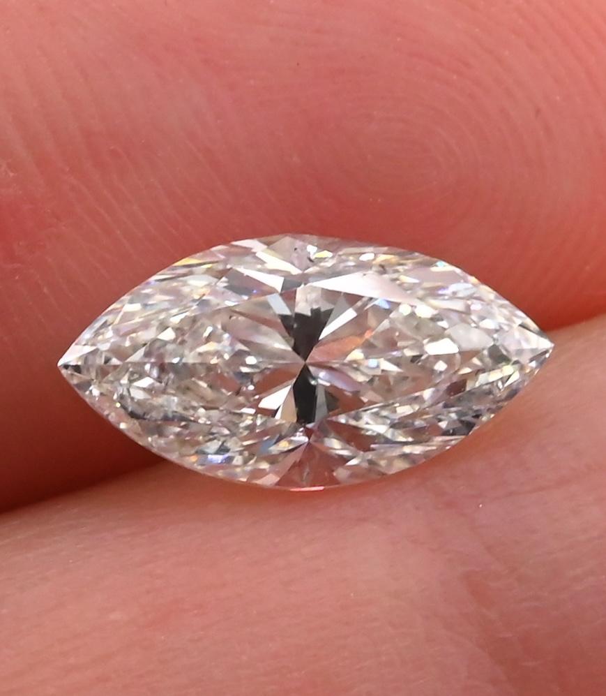 2.00ct Marquise Brilliant Diamond | Natural H Color | Loose Stone GIA Certified