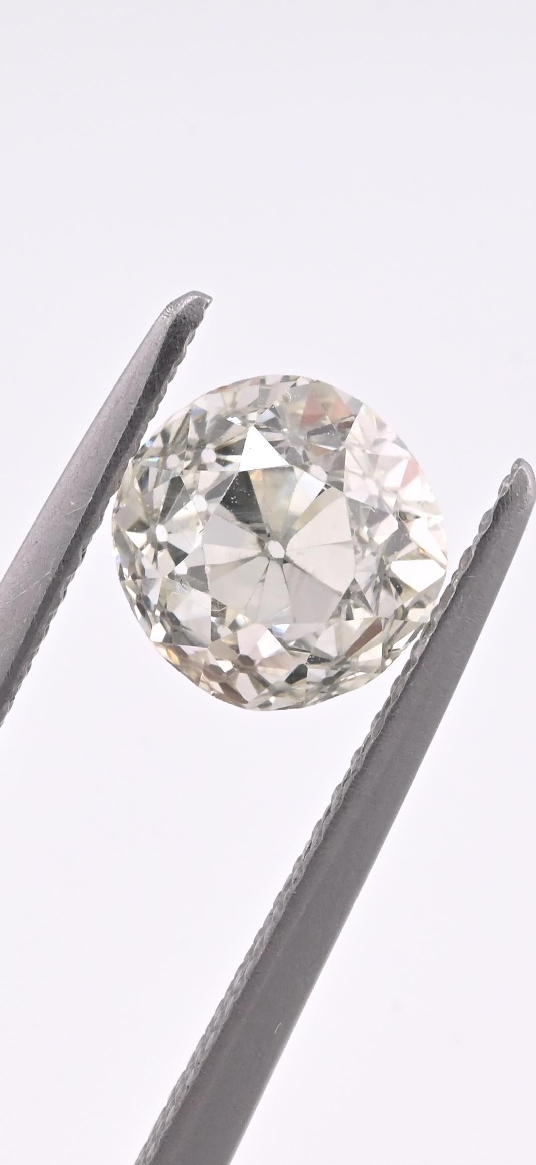 1.60ct GIA Old European Cut Diamond | Natural I VS2 | Antique Loose Stone