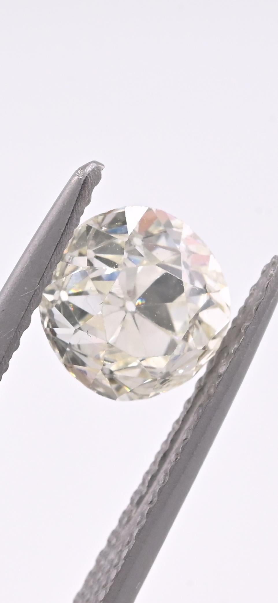 1.60ct GIA Old European Cut Diamond | Natural I VS2 | Antique Loose Stone