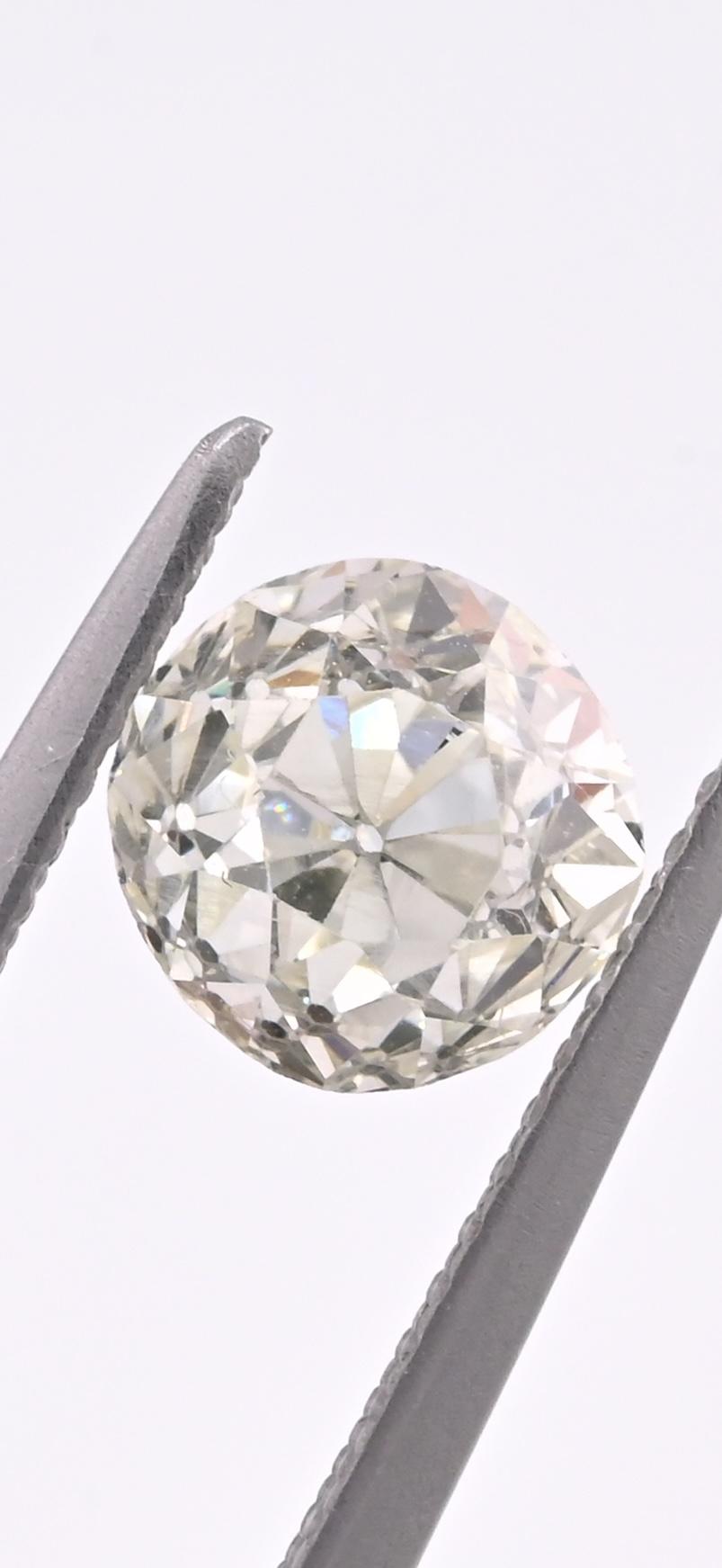 1.60ct GIA Old European Cut Diamond | Natural I VS2 | Antique Loose Stone