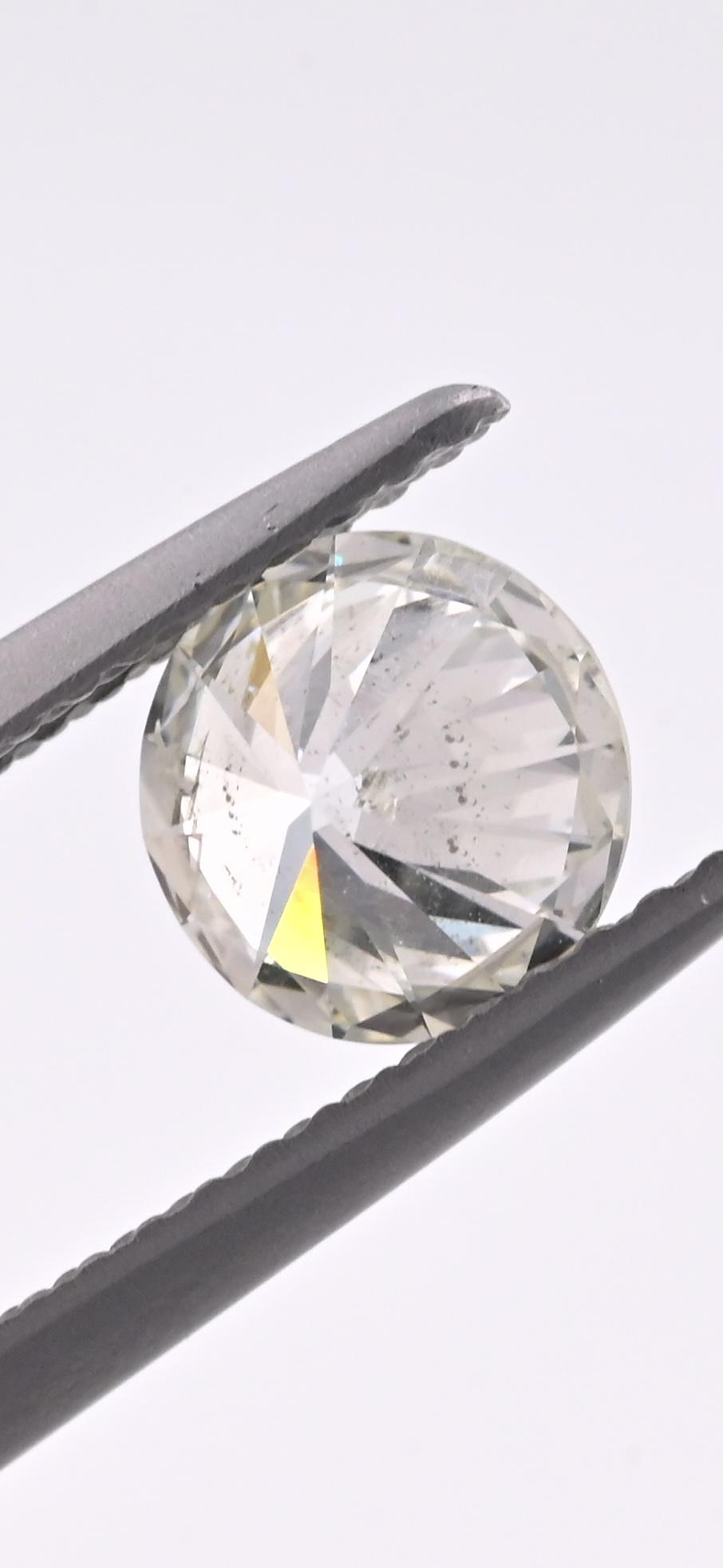 GIA Certified 0.95ct Round Brilliant Diamond | Natural I Color SI2 Excellent