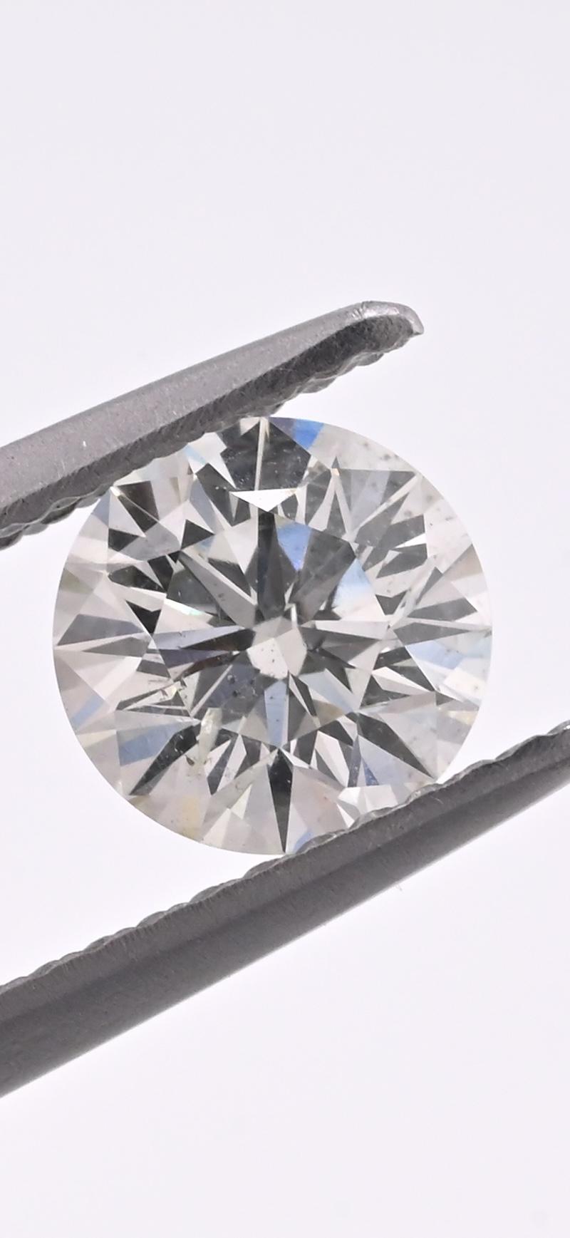 GIA Certified 0.95ct Round Brilliant Diamond | Natural I Color SI2 Excellent