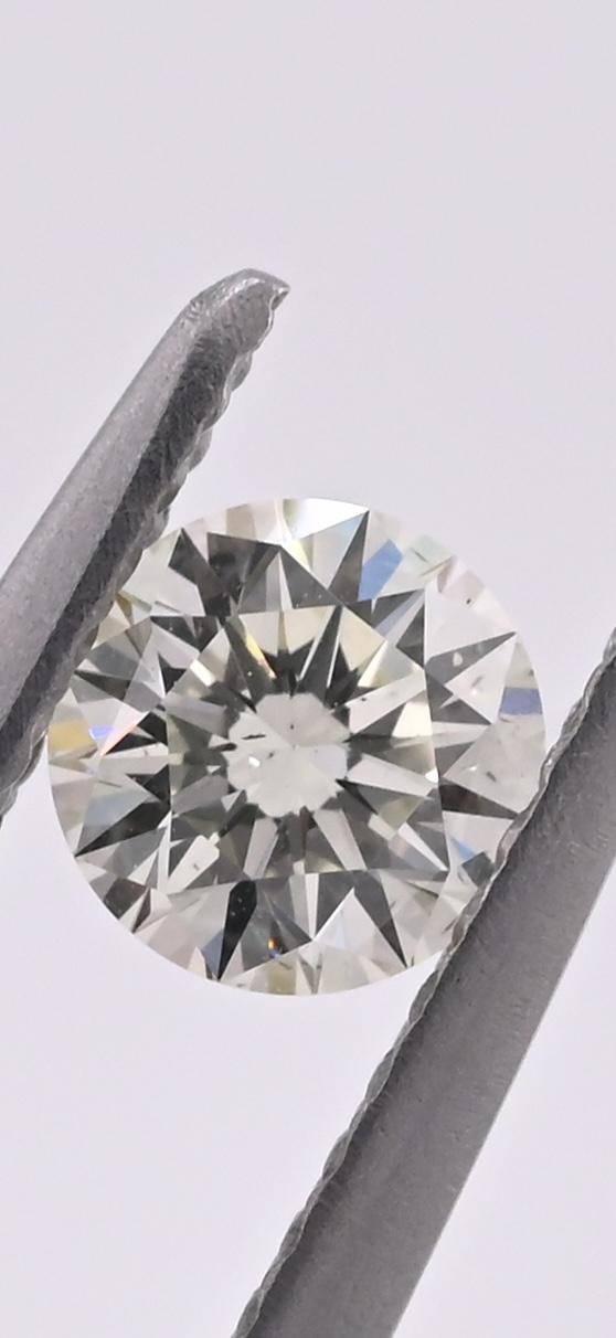 GIA Certified 0.41ct Round Brilliant Diamond | Natural K SI1 Excellent