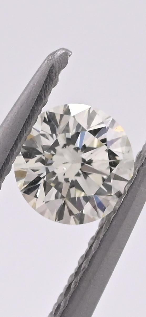GIA Certified 0.41ct Round Brilliant Diamond | Natural K SI1 Excellent