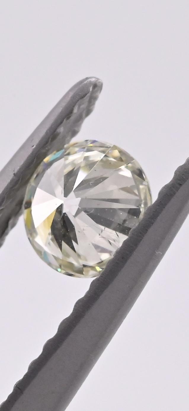 GIA Certified 0.41ct Round Brilliant Diamond | Natural K SI1 Excellent