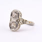 IGI Certified 1.10 TCW Old European Cut Diamonds Antique Art Deco Ring Size 6.25
