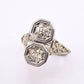 IGI Certified 1.10 TCW Old European Cut Diamonds Antique Art Deco Ring Size 6.25