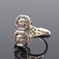 IGI Certified 1.10 TCW Old European Cut Diamonds Antique Art Deco Ring Size 6.25