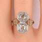 IGI Certified 1.10 TCW Old European Cut Diamonds Antique Art Deco Ring Size 6.25
