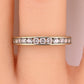 14K White Gold Diamond Eternity Band Ring 0.44 CTW Near Colorless Size 6