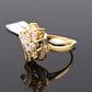 IGI Certified 18K Yellow Gold Diamond Ring 1.17 CTW Marquise & Baguettes