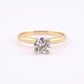 Antique 14K Gold Diamond Solitaire Ring ~0.63 CT Old European / Early Brilliant