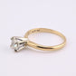 Antique 14K Gold Diamond Solitaire Ring ~0.63 CT Old European / Early Brilliant