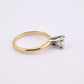 Antique 14K Gold Diamond Solitaire Ring ~0.63 CT Old European / Early Brilliant