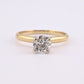 Antique 14K Gold Diamond Solitaire Ring ~0.63 CT Old European / Early Brilliant