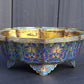18th Century Chinese Cloisonné Planter / Basin | Qing Dynasty | Gilt Bronze