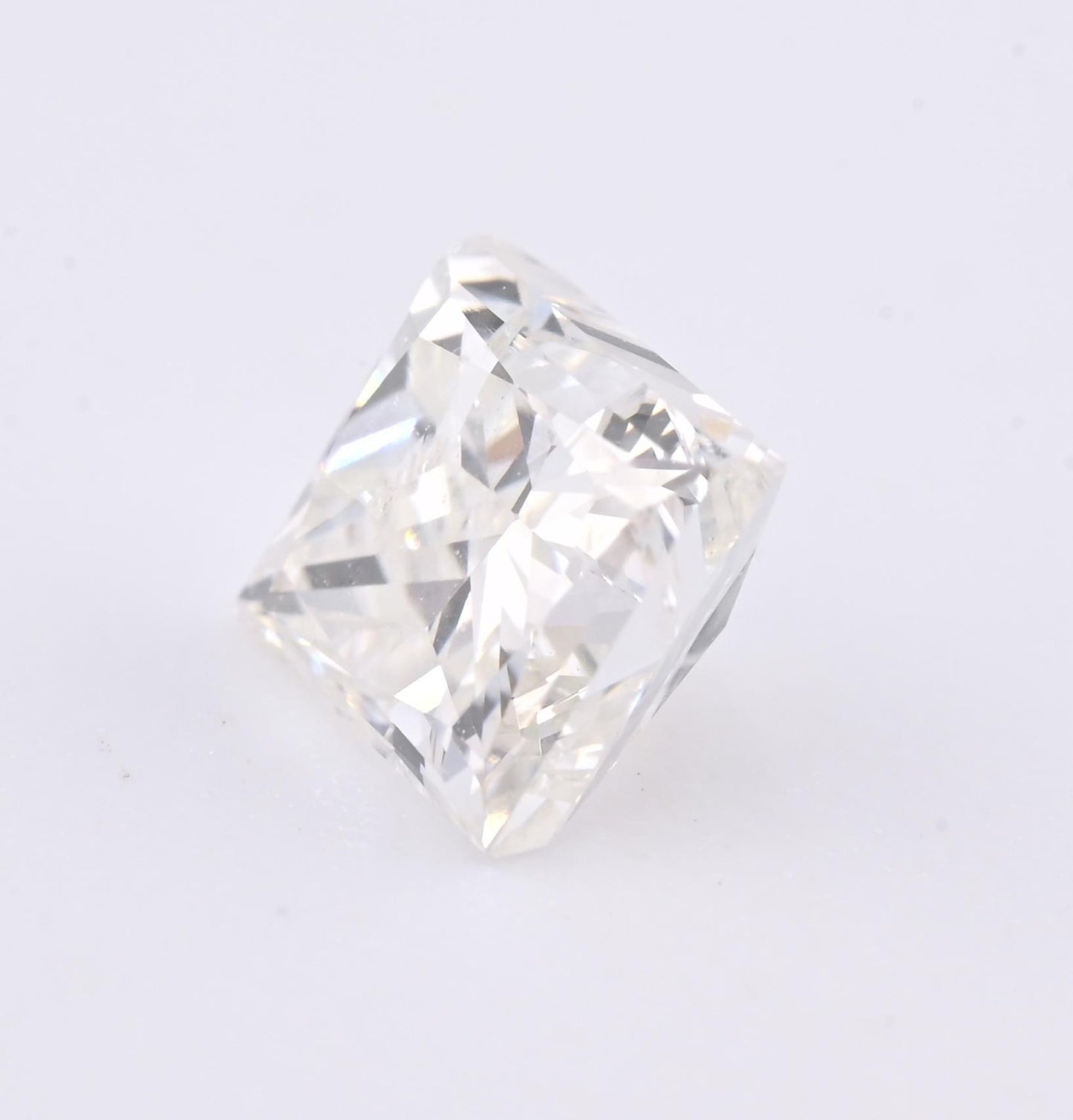 Loose Natural Diamond 0.53 Carat Rectangular Modified Brilliant E Color I2 GIA