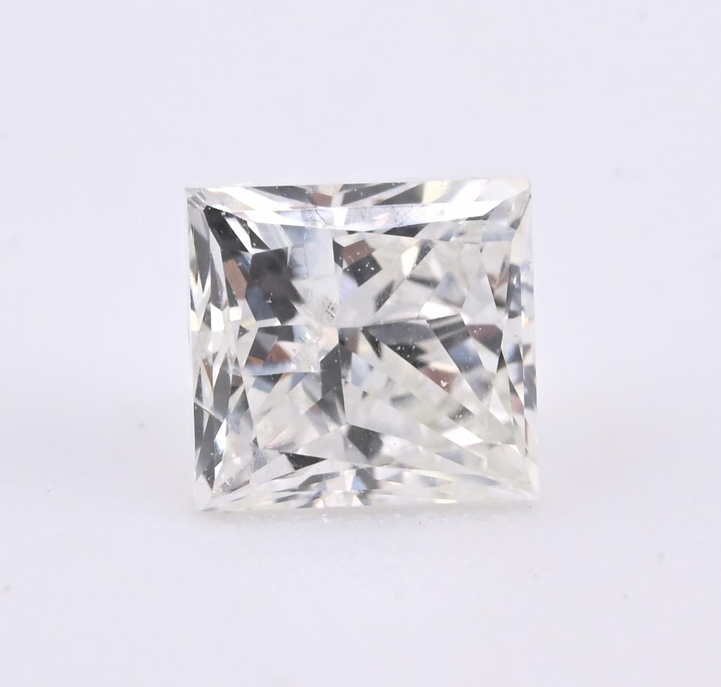 Loose Natural Diamond 0.53 Carat Rectangular Modified Brilliant E Color I2 GIA
