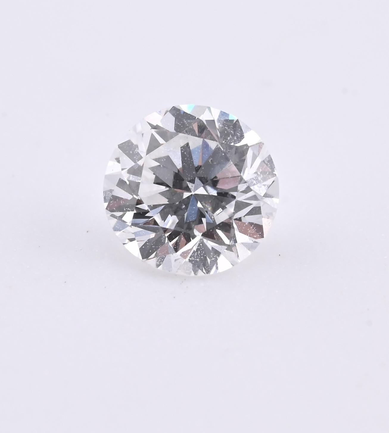 Loose Natural Diamond 0.41 Carat D Color VS2 Clarity Good Cut GIA Certified