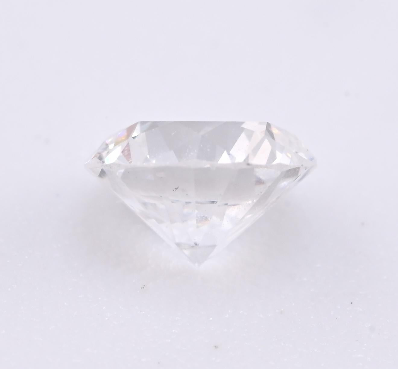 Loose Natural Diamond 0.41 Carat D Color VS2 Clarity Good Cut GIA Certified