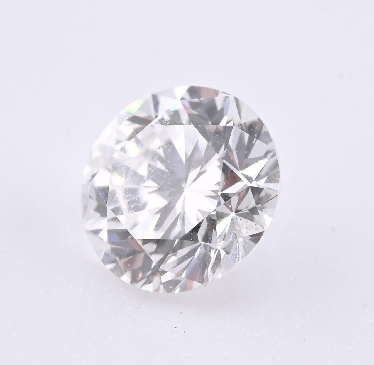 Loose Natural Diamond 0.41 Carat D Color VS2 Clarity Good Cut GIA Certified