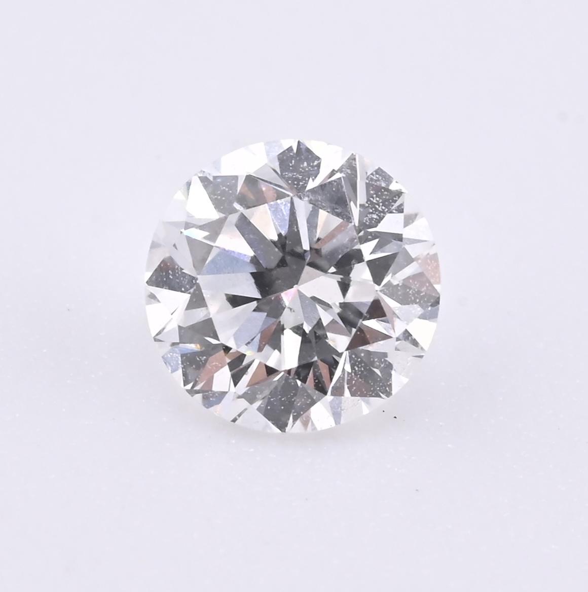 Loose Natural Diamond 0.41 Carat D Color VS2 Clarity Good Cut GIA Certified