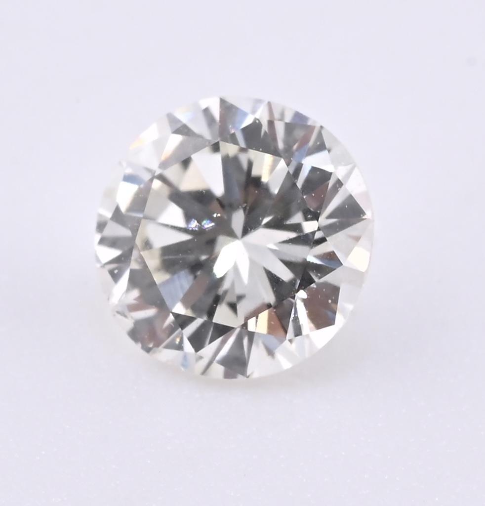 Loose Natural Diamond 0.46 Carat Round Brilliant I Color SI1 Clarity GIA