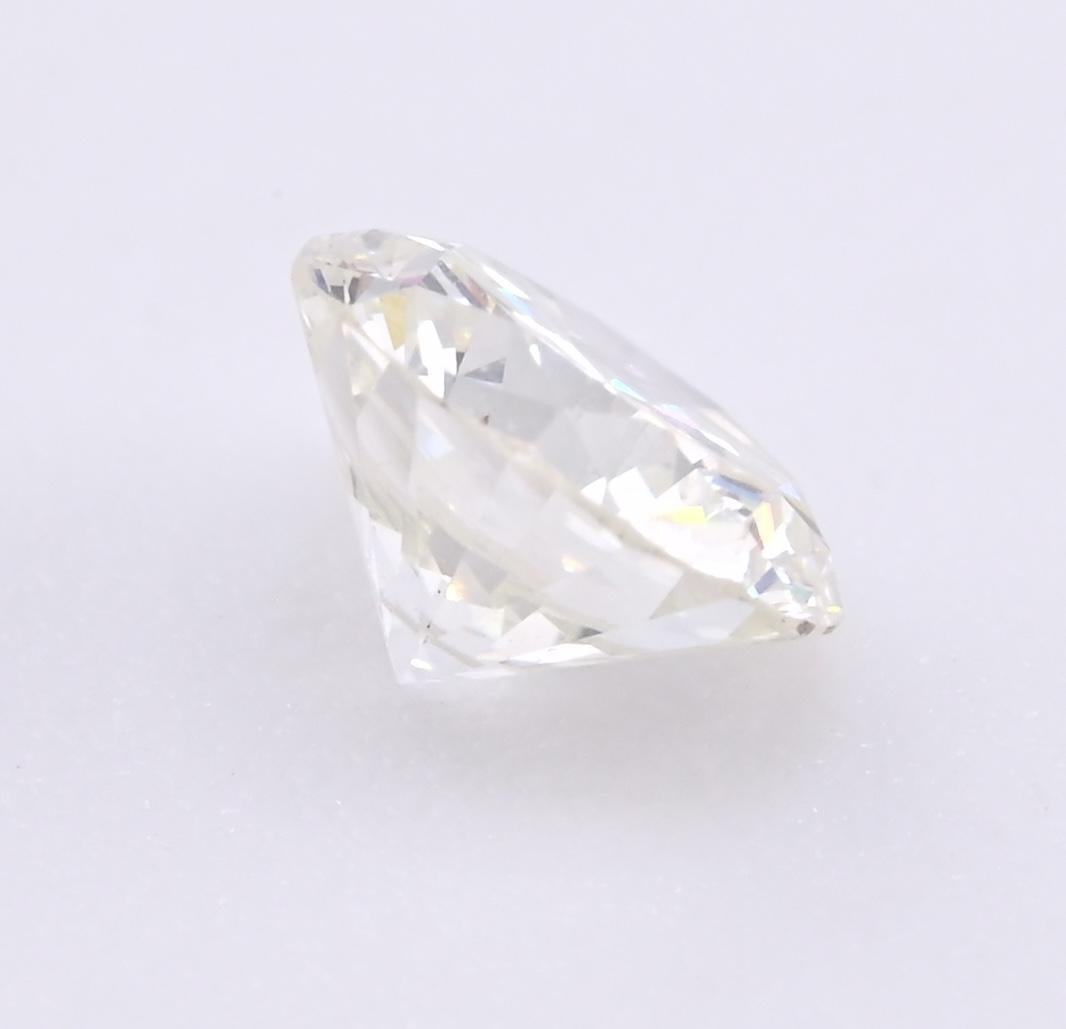 Loose Natural Diamond 0.46 Carat Round Brilliant I Color SI1 Clarity GIA