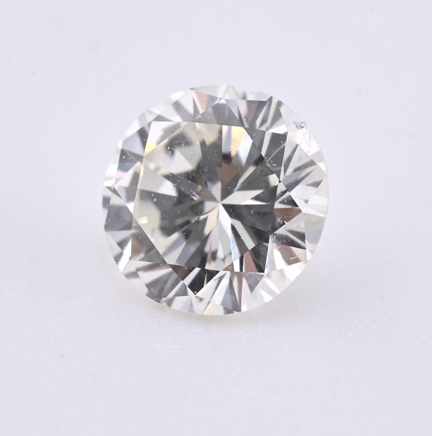 Loose Natural Diamond 0.46 Carat Round Brilliant I Color SI1 Clarity GIA