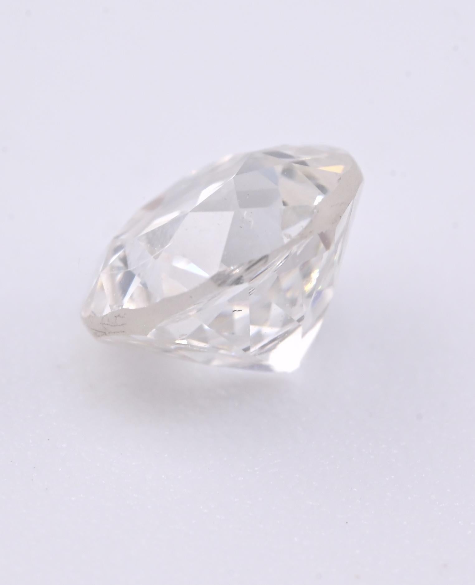 Loose Antique Diamond 0.85 Carat Old European Cut H Color SI1 Clarity GIA Cert.