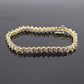 14K Yellow Gold Diamond Tennis Bracelet 2.80 CTW 40 Diamonds 7.5” Estate Jewelry