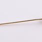 Antique 14K Yellow Gold Diamond Stick Pin Old Euro Old Mine Cut Lapel Tie Pin