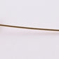 Antique 10K Yellow Gold Diamond Stick Pin Hat Lapel Tie Pin 2.25” Estate Jewelry