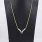 GIA Certified 14K Yellow Gold Fancy Vivid Blue-Green Diamond Necklace 2.51 Carat
