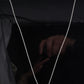 14K Gold Chain w/ 18K Diamond Halo Pendant Natural Diamond Approx 0.50 CT